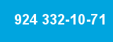 924 332-10-71